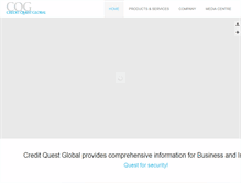 Tablet Screenshot of creditquestglobal.com